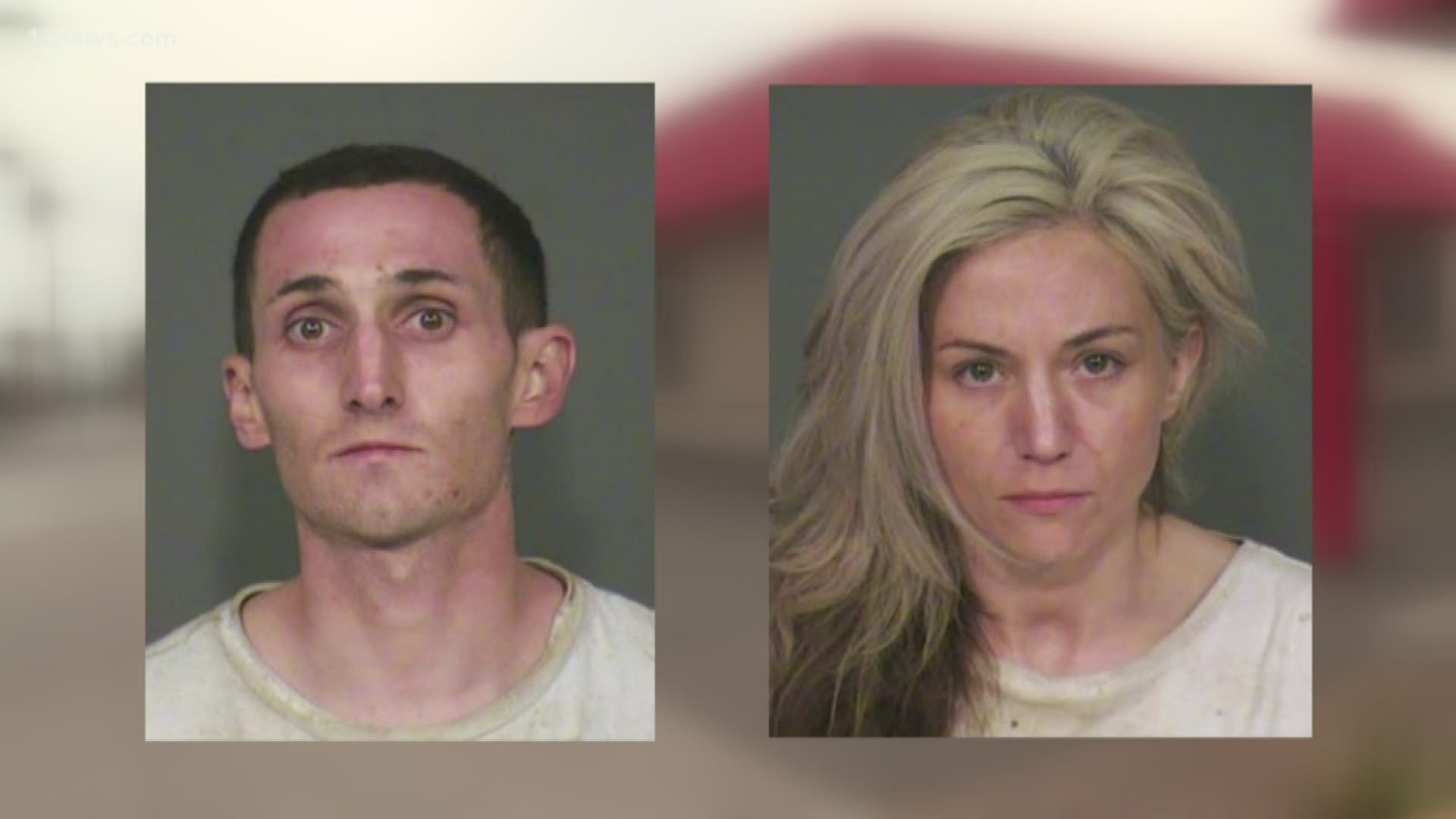 Christian Propst and Margo Barre were arrested for allegedly breaking into a Chandler storage facility and stealing $75,000 worth of guns, antiques and artwork.