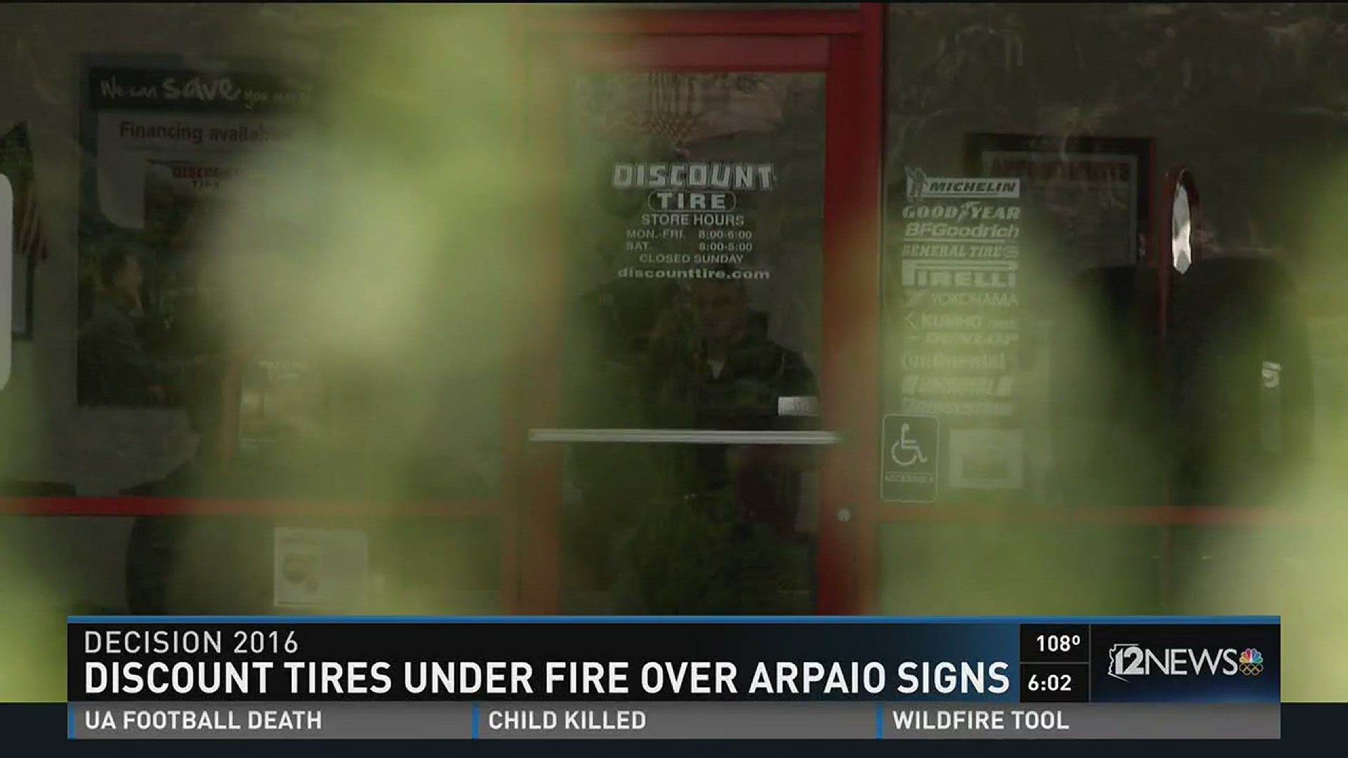 Discount Tire was hit by a backlash for posting Joe Arpaio campaign signs at its stores.