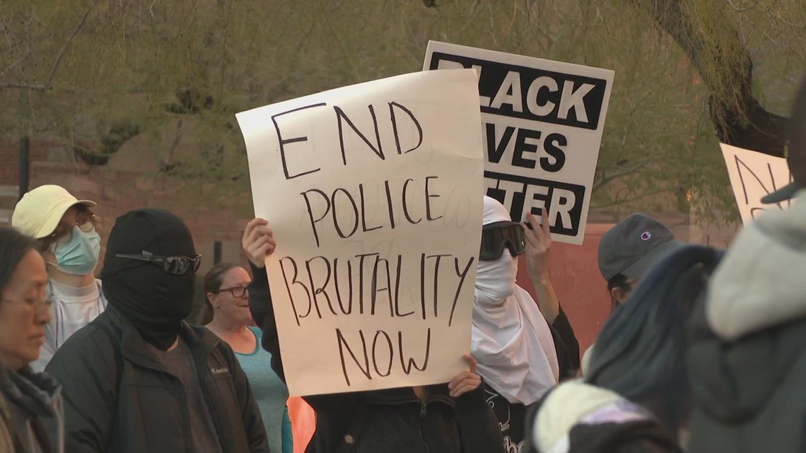 Protesters gather in Phoenix following release of video in Tyre Nichols' beating