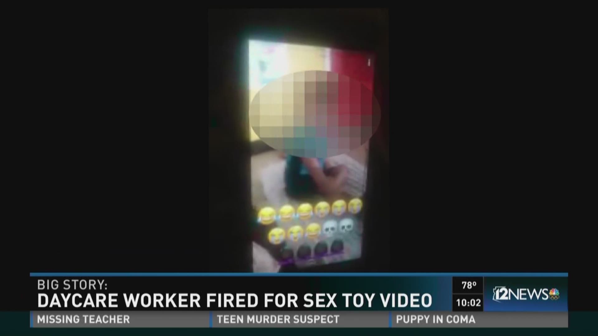 Daycare worker fired for sex toy video