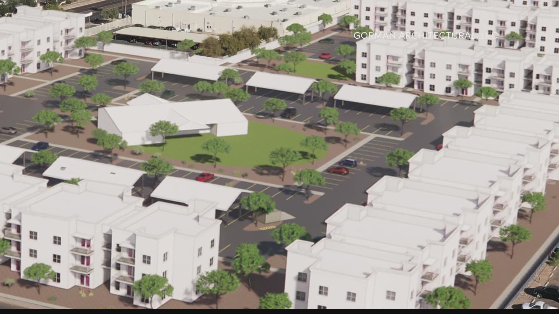 A new affordable housing complex in Glendale is the first in the state to receive a new tax credit geared towards incentivizing private companies to help.