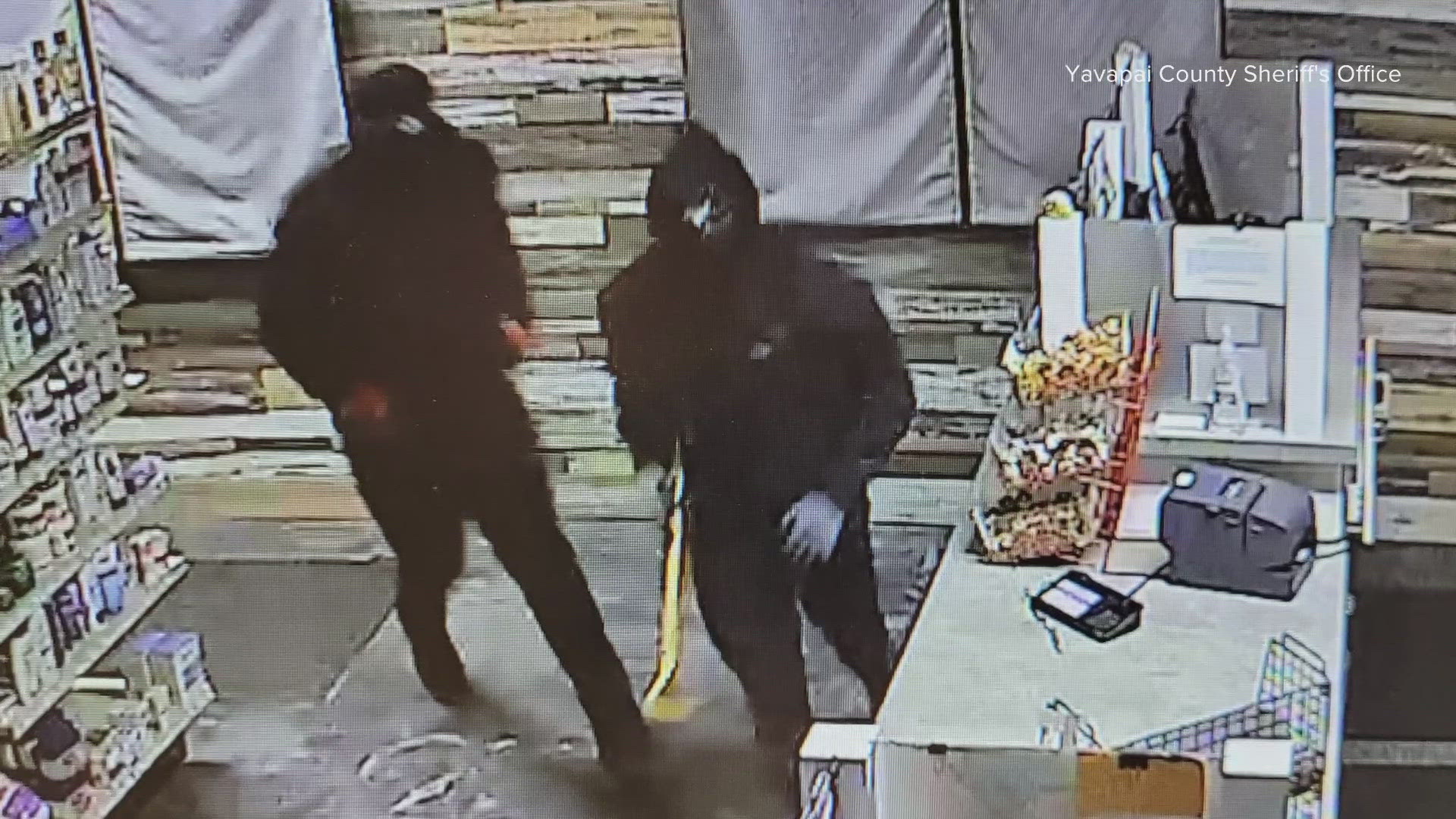 The Yavapai County Sheriff's Office is asking for the public's help in identifying the suspects who broke into a pharmacy and stole narcotics.