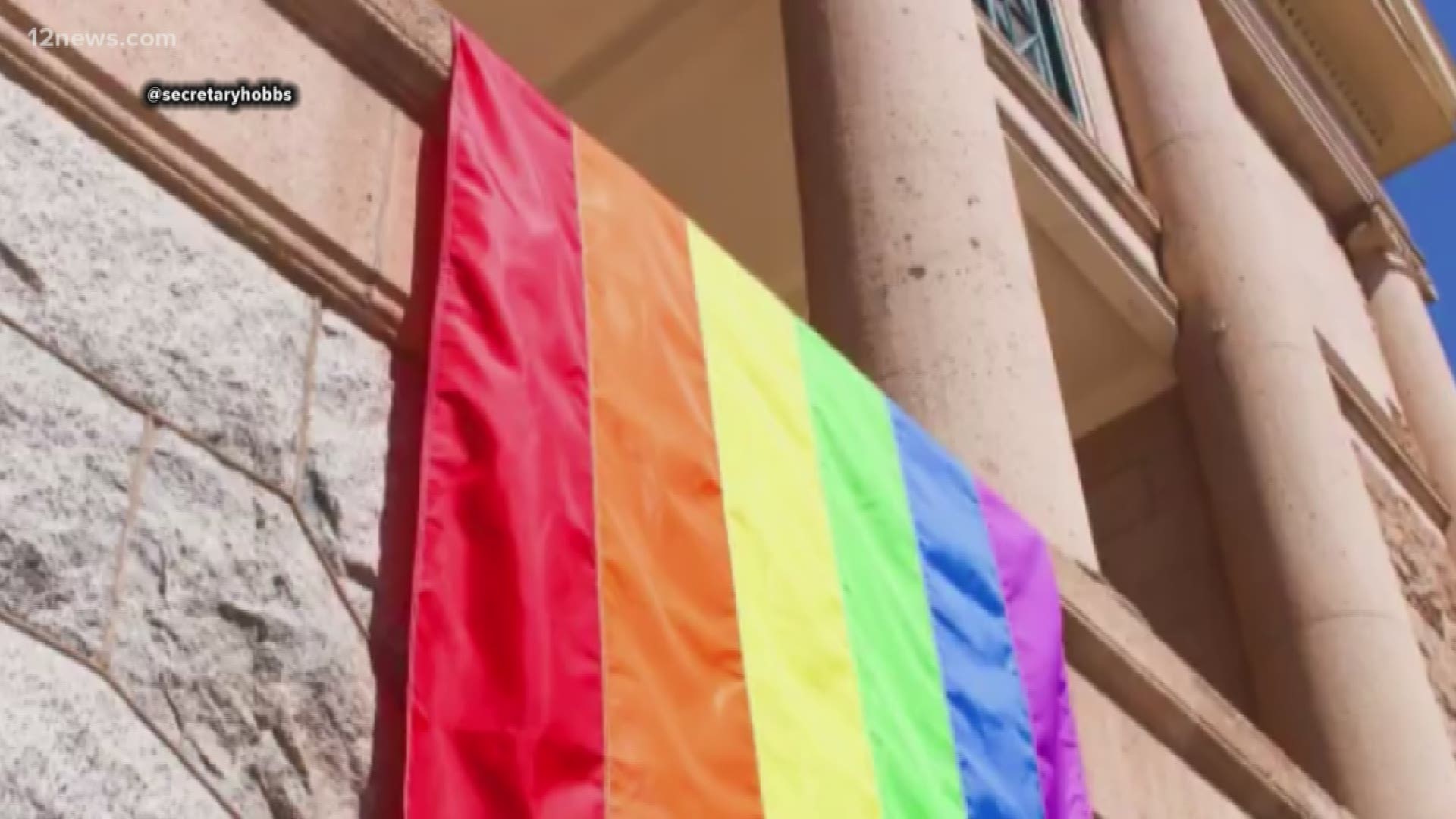 Pride flag taken down at Arizona state Capitol