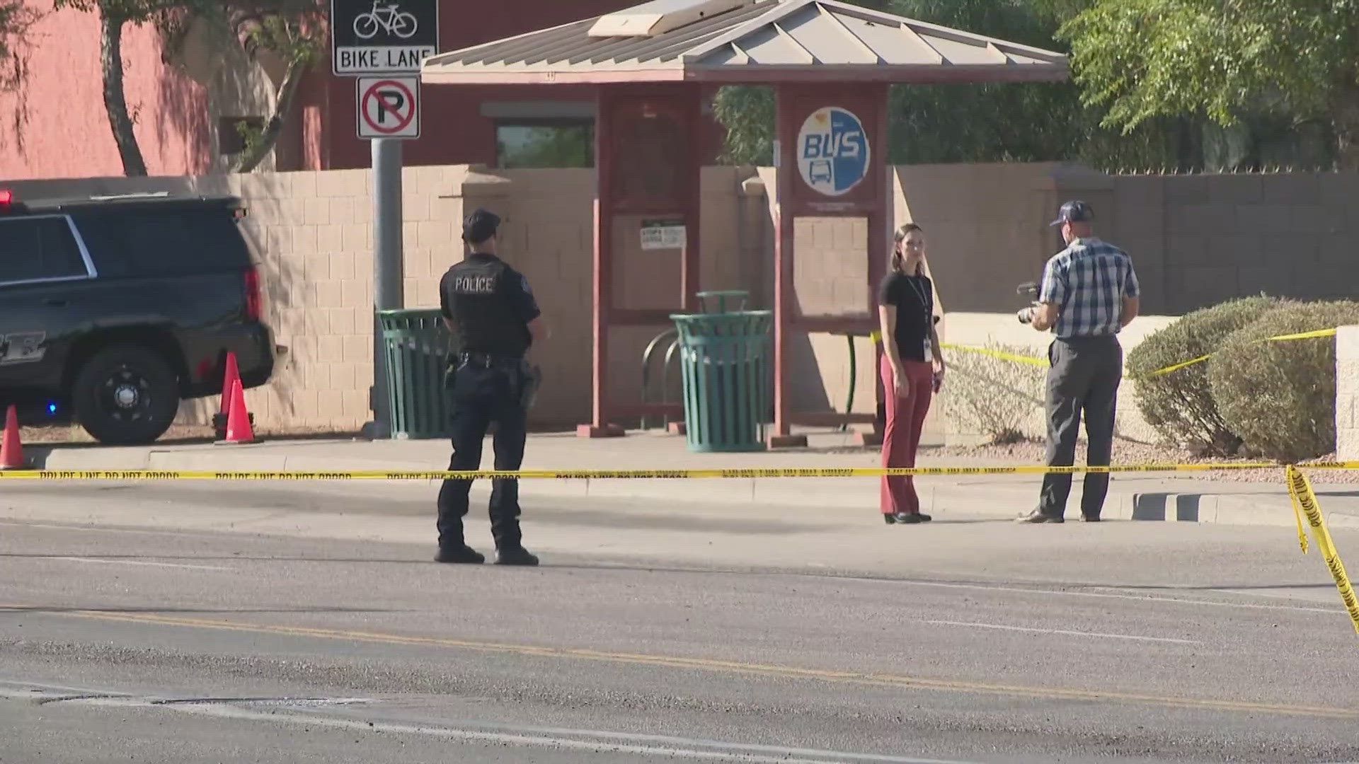 Police said two people have been detained in relation to Tuesday's shooting.