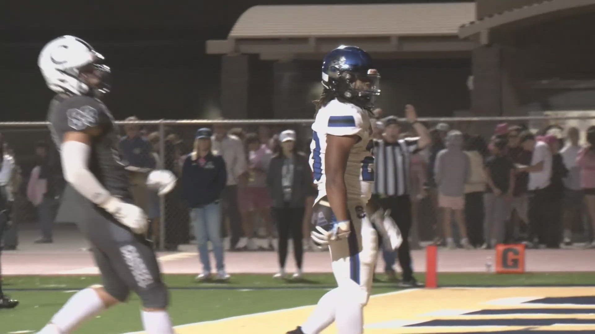 6A No. 14 Chandler dominated in their first 6A Premier region game of the season as they handily defeated 6A No. 15 Casteel. Watch the highlights above.