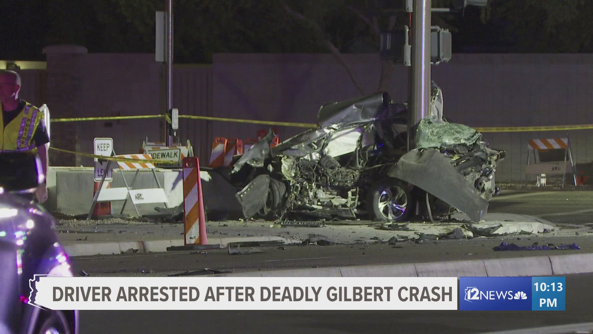 Police said 35-year-old Robb Hintzsche was driving the vehicle that hit Snell's car, allegedly running a red light at 89 to 96 miles per hour.