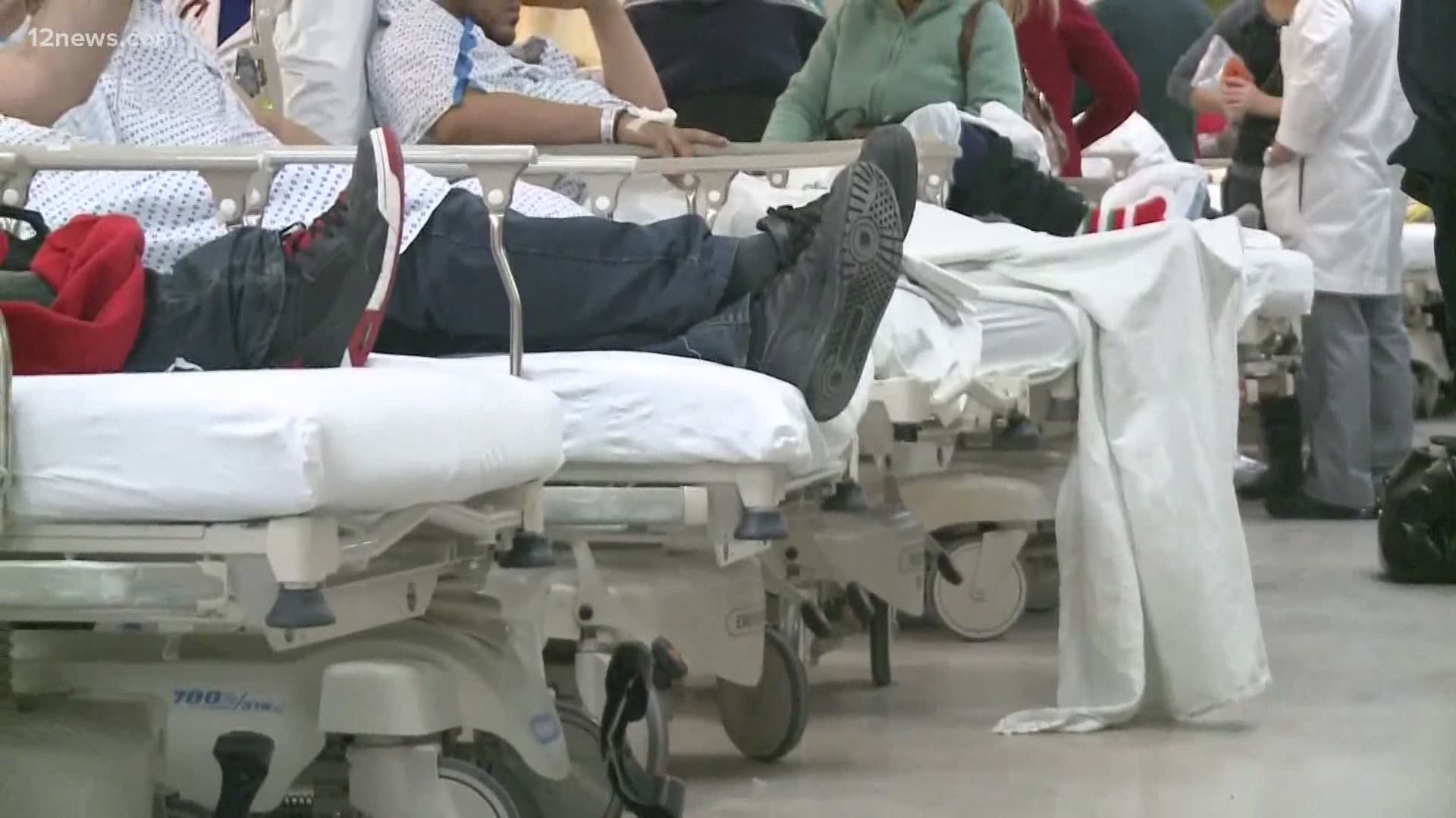 Some Pima County hospitals have no ICU beds available for coronavirus patients. It's revealing the strain on Arizona's healthcare system as positive cases continue.