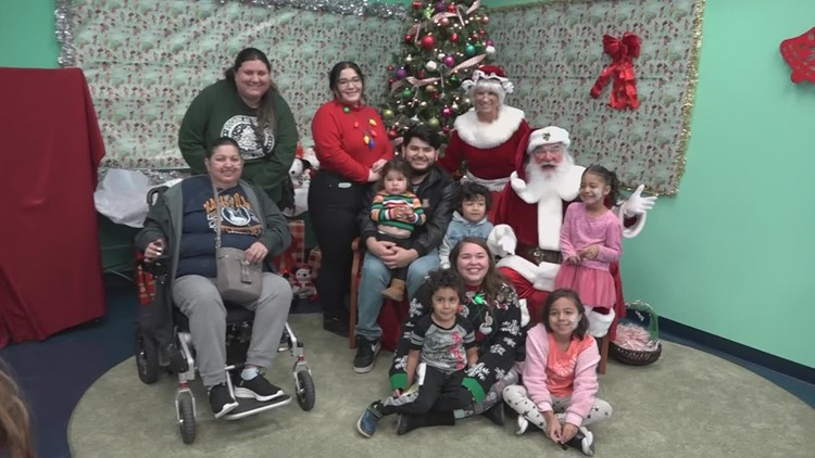Valley kids with special needs get a special visit from Santa