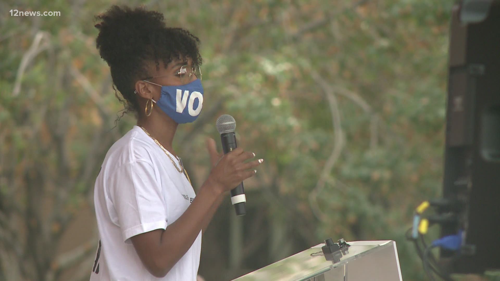 Kerry Washington made a trip to State 48 to encourage early voting with the Biden campaign.