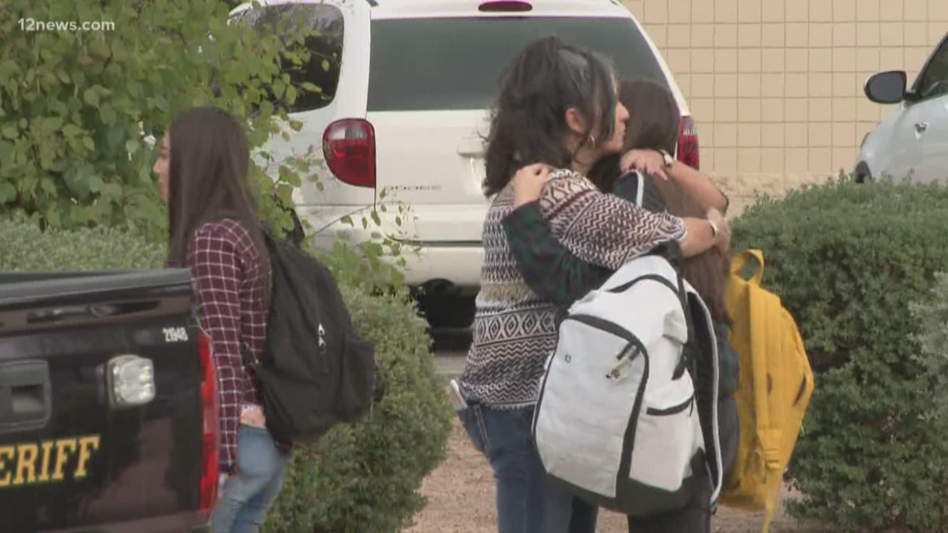 On the 6th anniversary of the mass shooting at Sandy Hook Elementary, a hoax call was made from Apache Junction High School. One teen is believed to be responsible for the phony phone call, and is in custody.