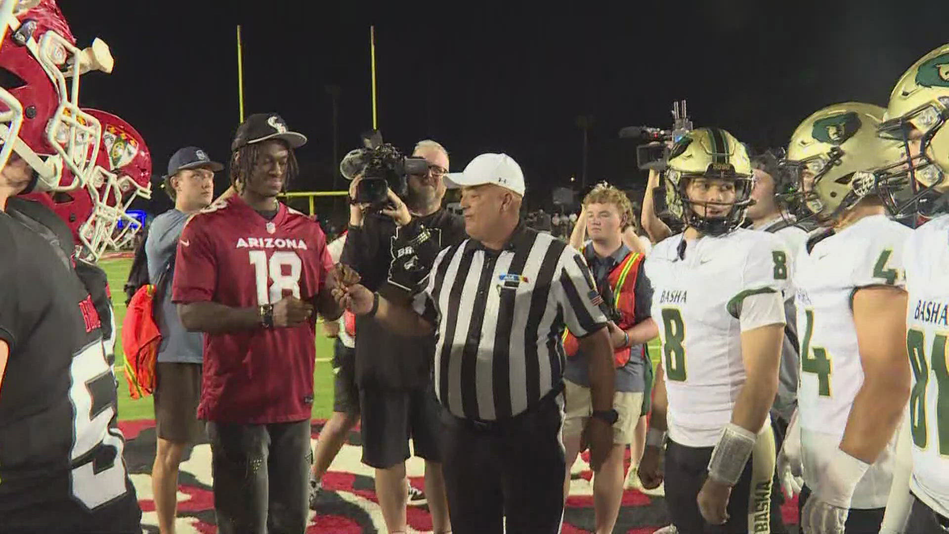 In a game attended by some big names, Basha handed Brophy their first loss of the season and it came down to the wire. Watch the highlights above.