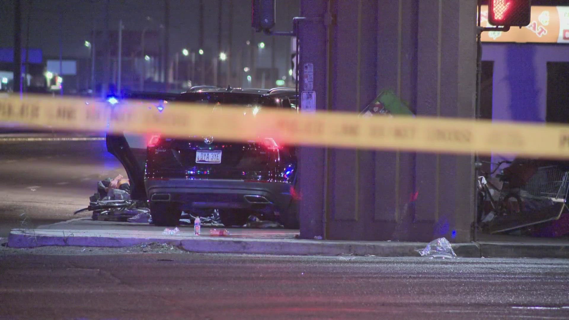 The crash happened near 35th and Grand avenues around 10 p.m. on Wednesday, Phoenix police said.