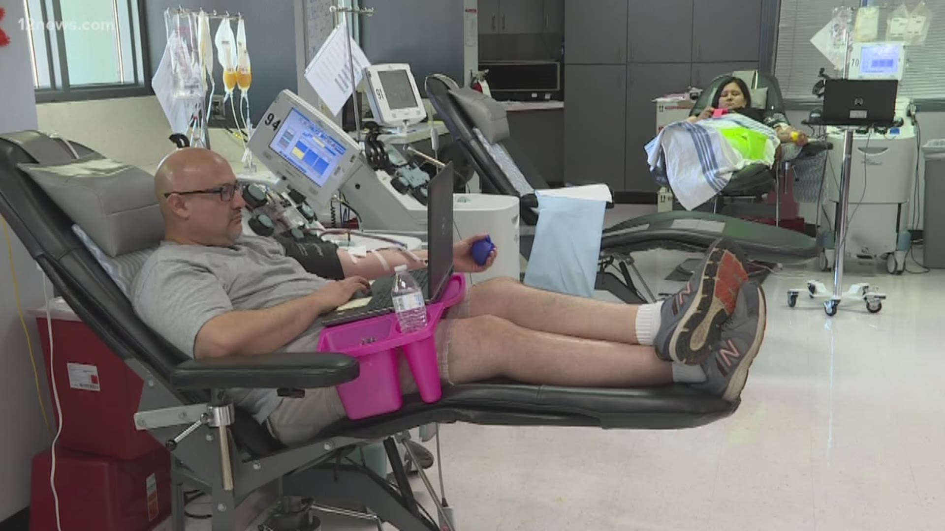 Many people right here in the Valley are doing their part to help victims of the mass shootings, they're donating blood. If you would like to donate you can make an appointment through BloodHero.com. All blood types are needed, especially type "O" positive and negative.