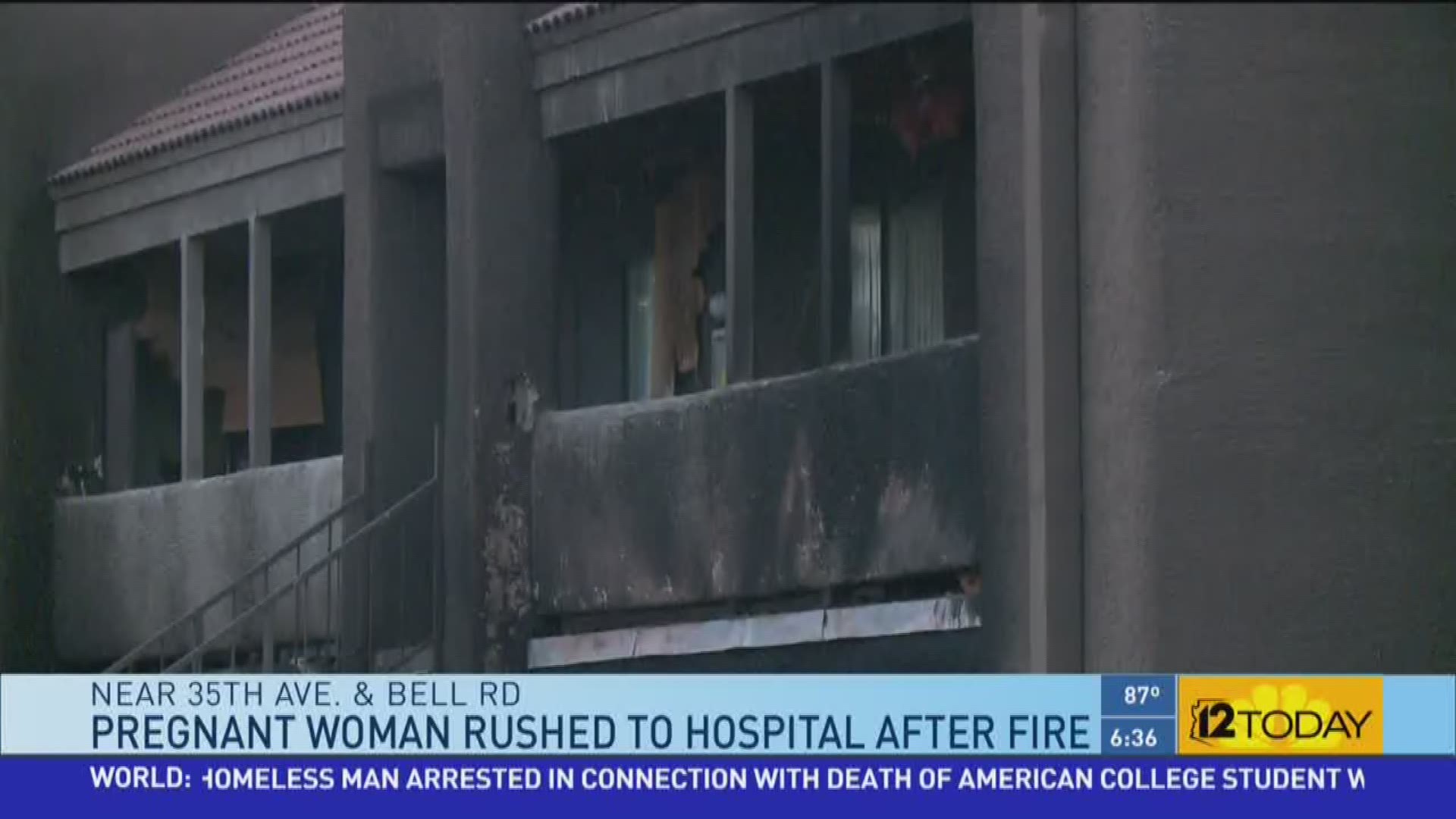 Pregnant woman in hospital after Phoenix apartment fire | 12news.com
