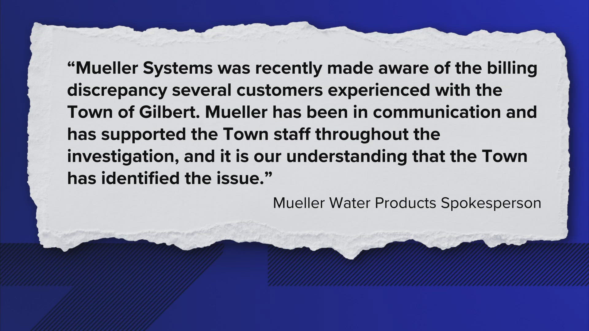 The Town of Gilbert says it will doing an audit after concern from residents over growing water bills.