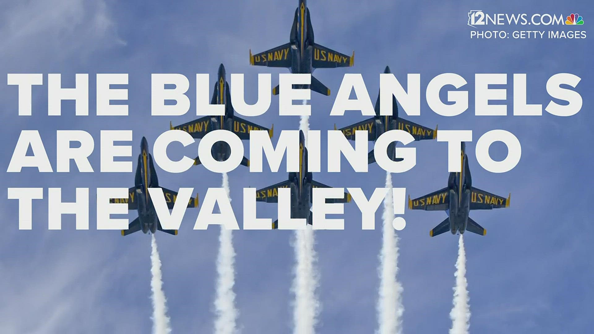 The Blue Angels are back! Luke Air Force Base is opening to the public for its Luke Days air show, now set for March 17 - 18, 2018.