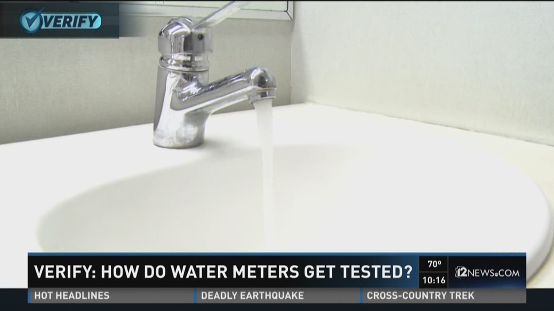 How do water meters get tested