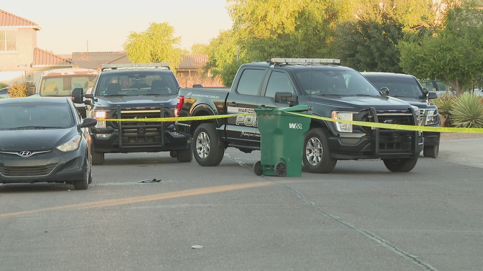 The officer who was shot is expected to survive, the City of Maricopa said.
