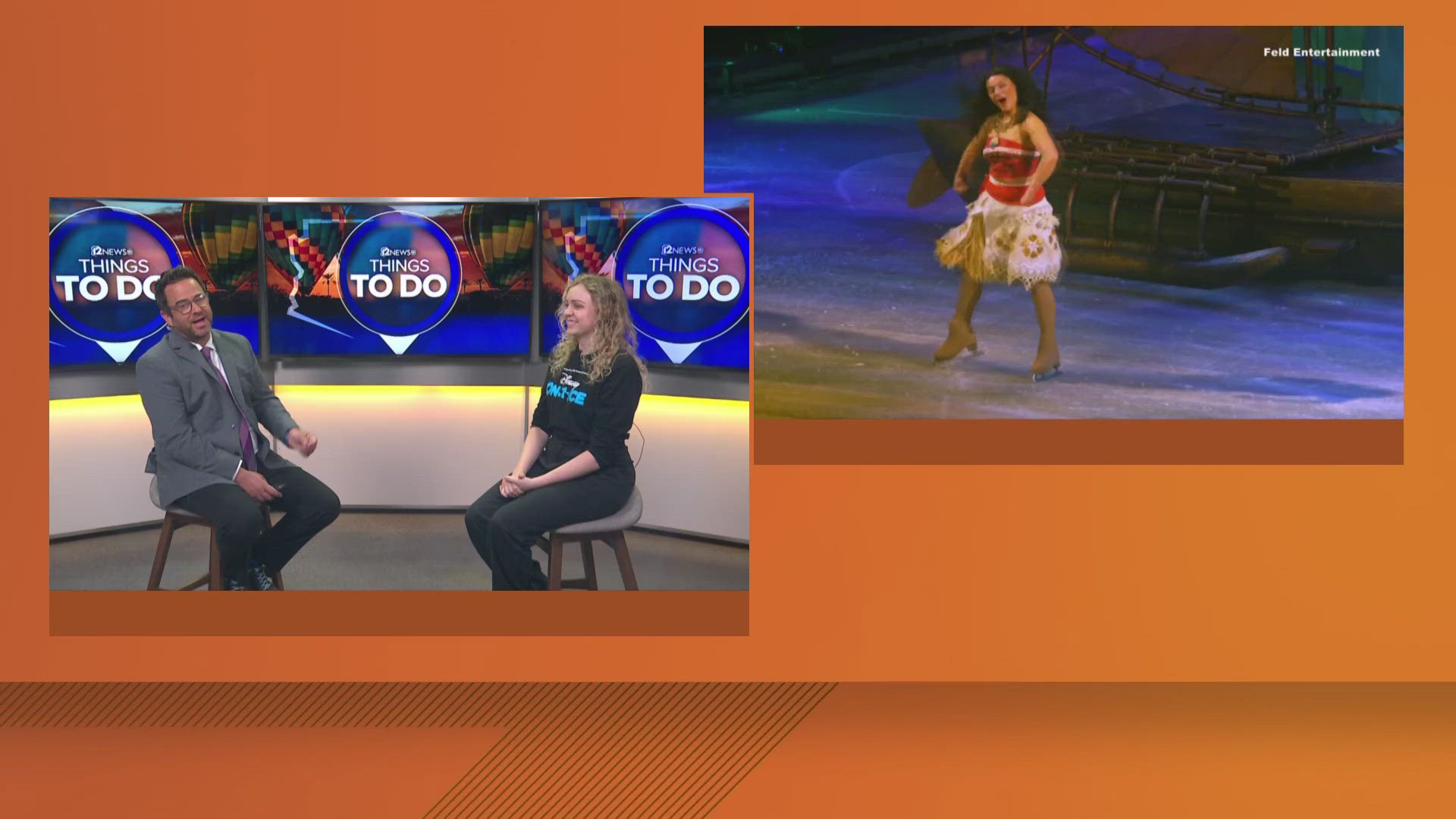 Disney on Ice performer Breelie Taylor joins 12News to talk about the show.