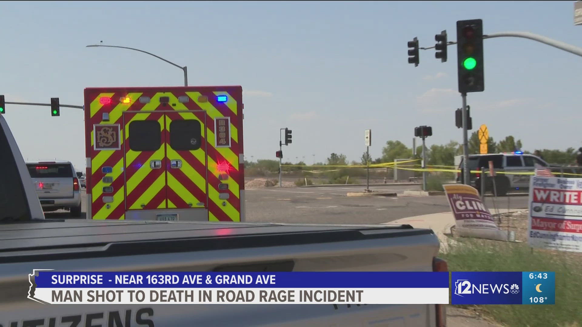 Man shot to death in Surprise following road rage incident
