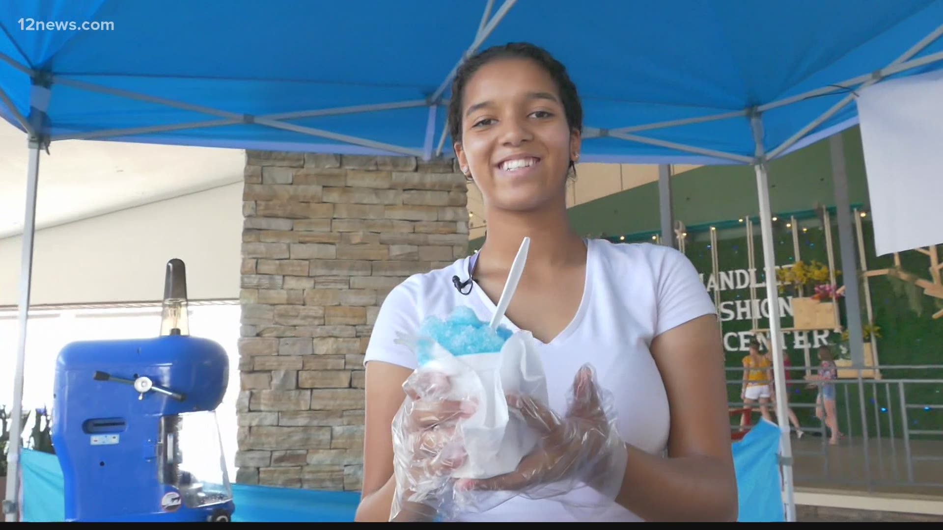 Chandler teen Milayna Jones has put in the preparation and the work to make her shaved ice business, Ice Therapy, a success just in time for summer!