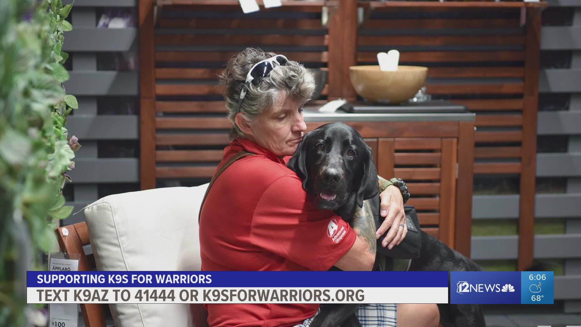 K9s for Warriors rescues dogs and gives them a new purpose – helping veterans.