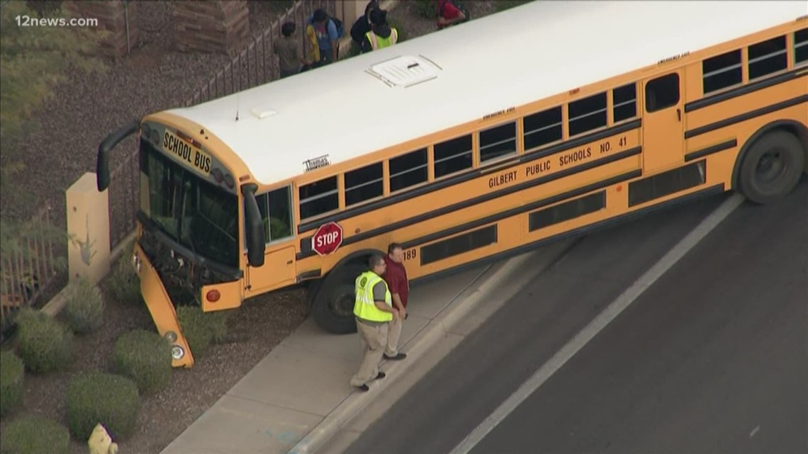 Police Gilbert school bus driver failed to yield causing crash that