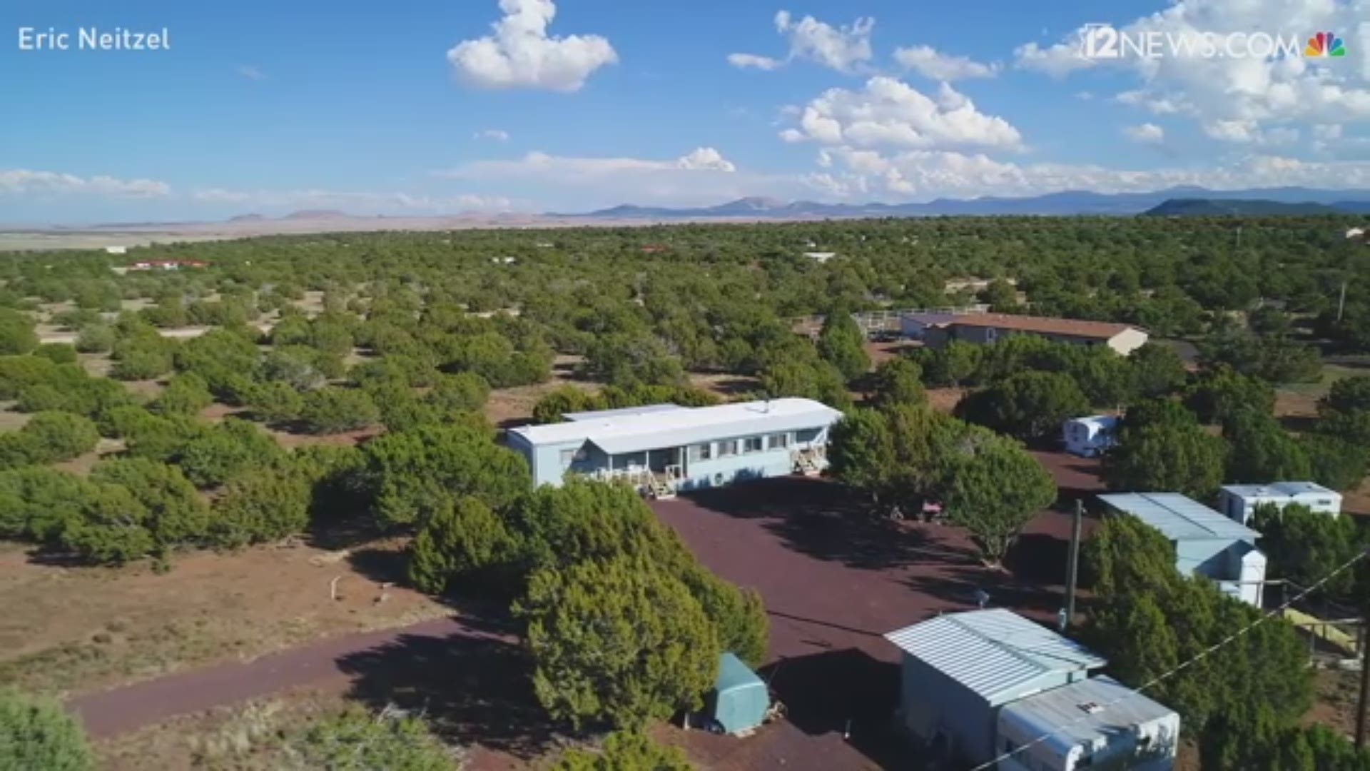 The Arizona Department of Public Safety said 14-year-old Joshua Richardson is the lead suspect after a woman was found dead Tuesday night in a family's vacation home in the town of Concho. (Video: Eric Neitzel/Special for 12 News)