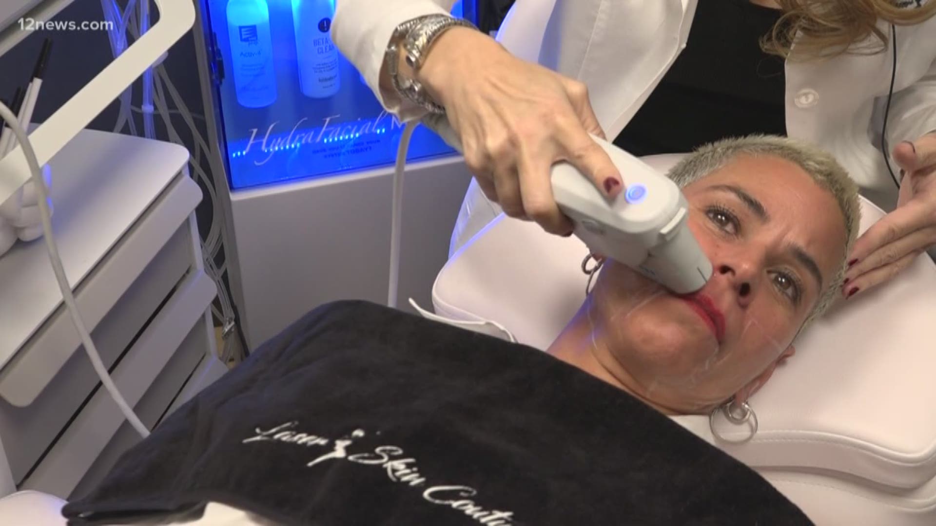 Ultrasound skin therapy and new age oxygen facials are non-invasive ways to tighten your skin.