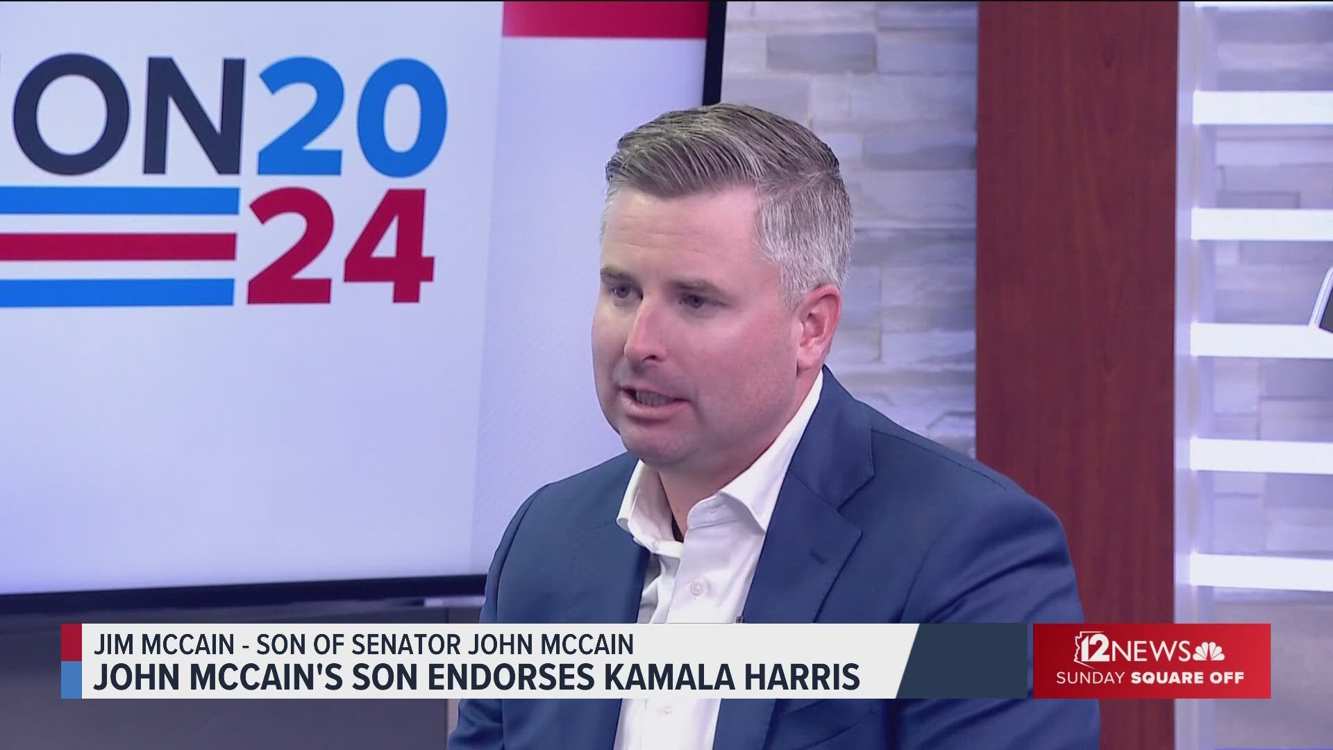 Jim McCain, a combat veteran and son of the late Republican Sen. John McCain, explains why he's voting for Democratic presidential nominee Kamala Harris.