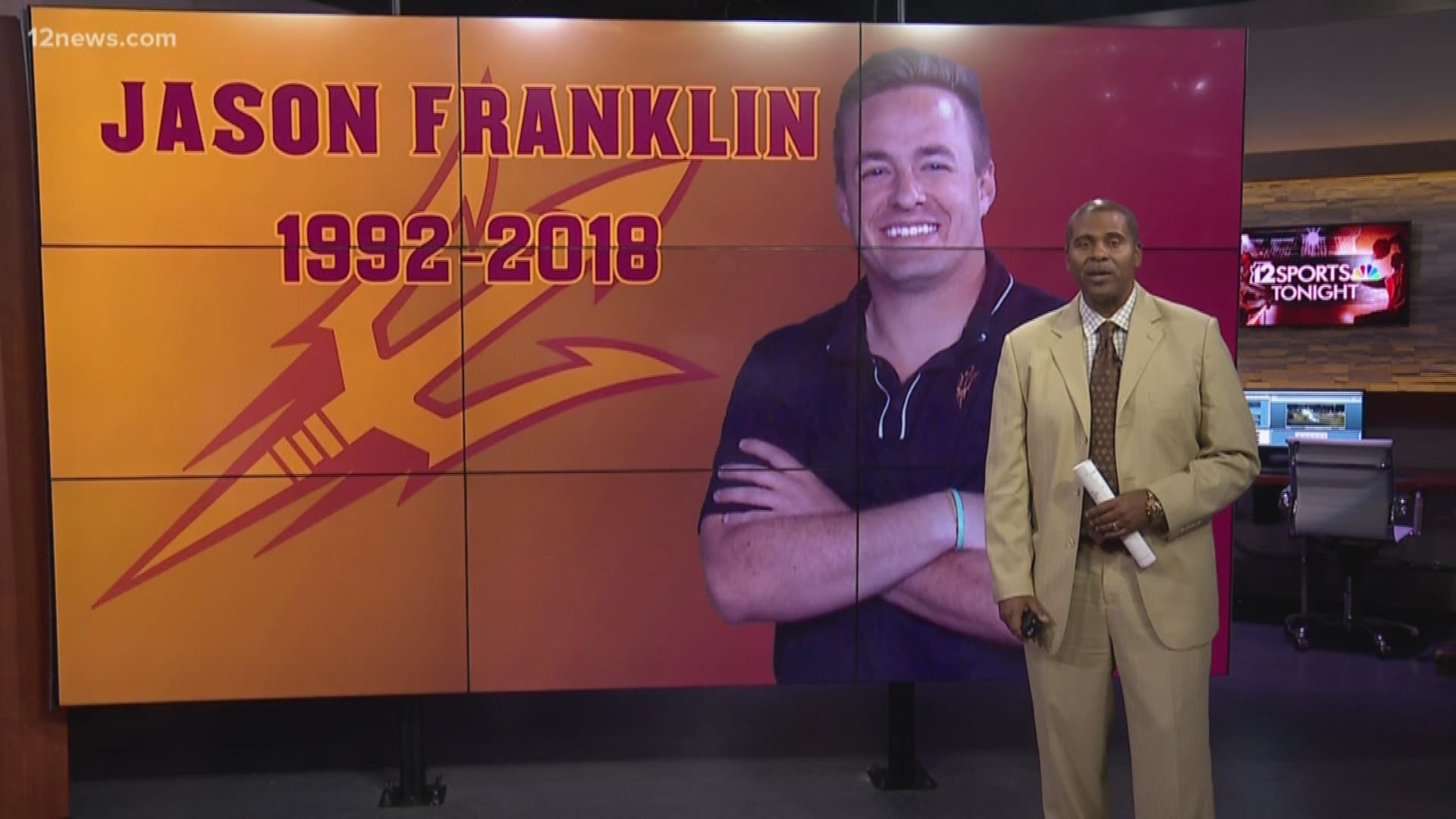 Jason Franklin passed on Saturday and spent most of his career as a leader on the scout team and served as a special correspondent on 12 Sports Tonight.