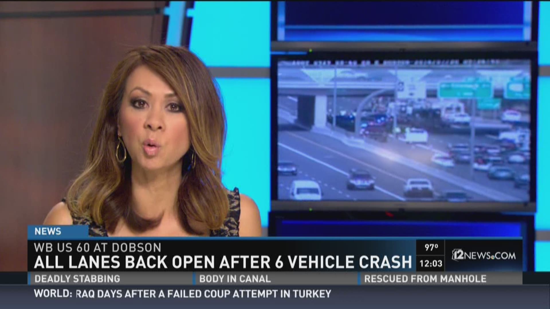 U.S. 60 reopens at Dobson after major crash