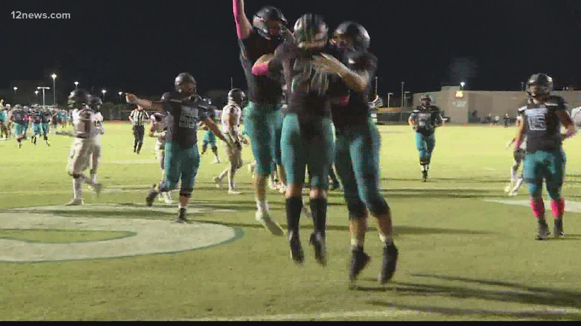 Highland remains unbeaten after their 27-12 victory over Perry.