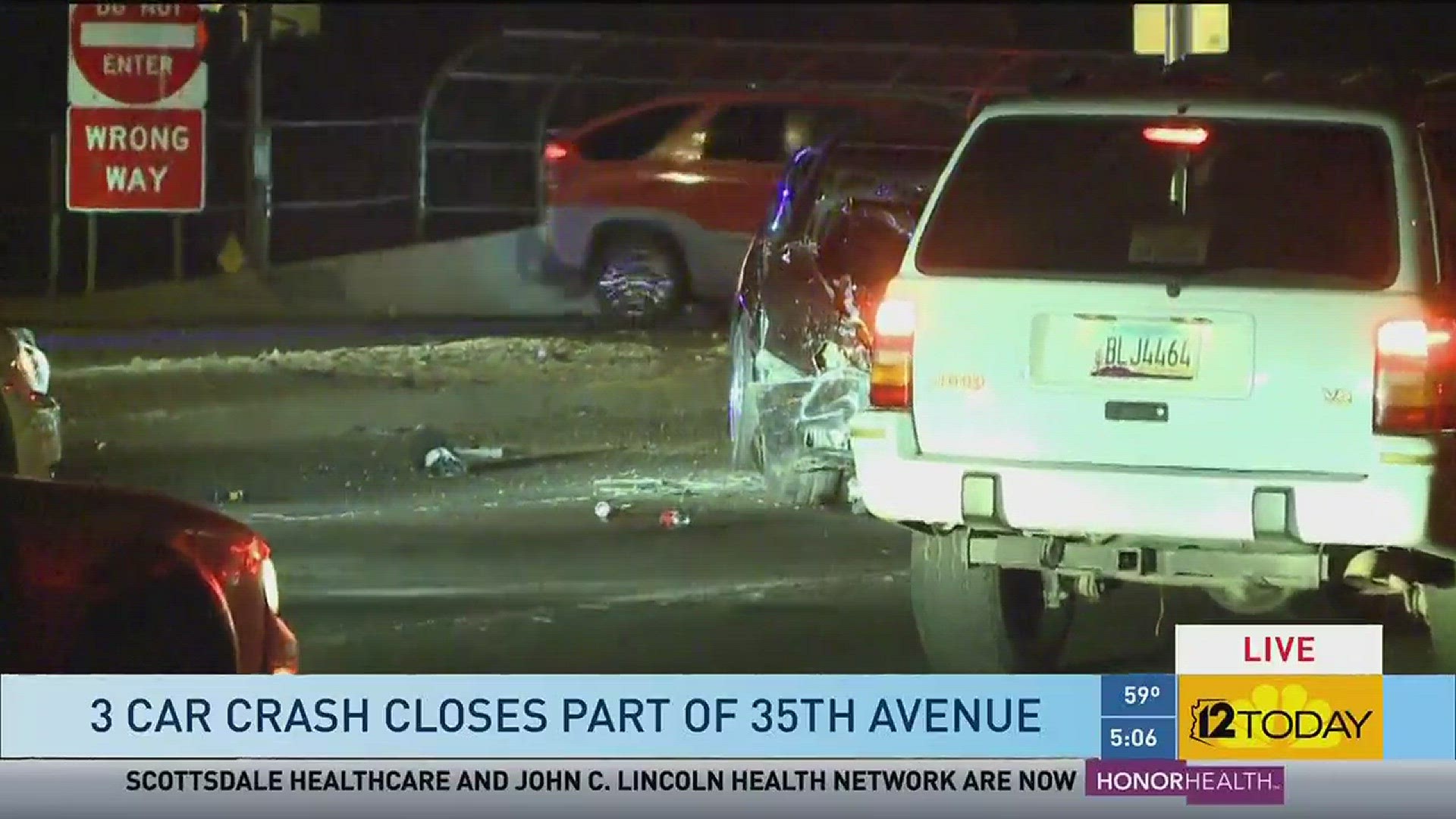 3-car Wreck Snarls Traffic On 35th Avenue At I-10 