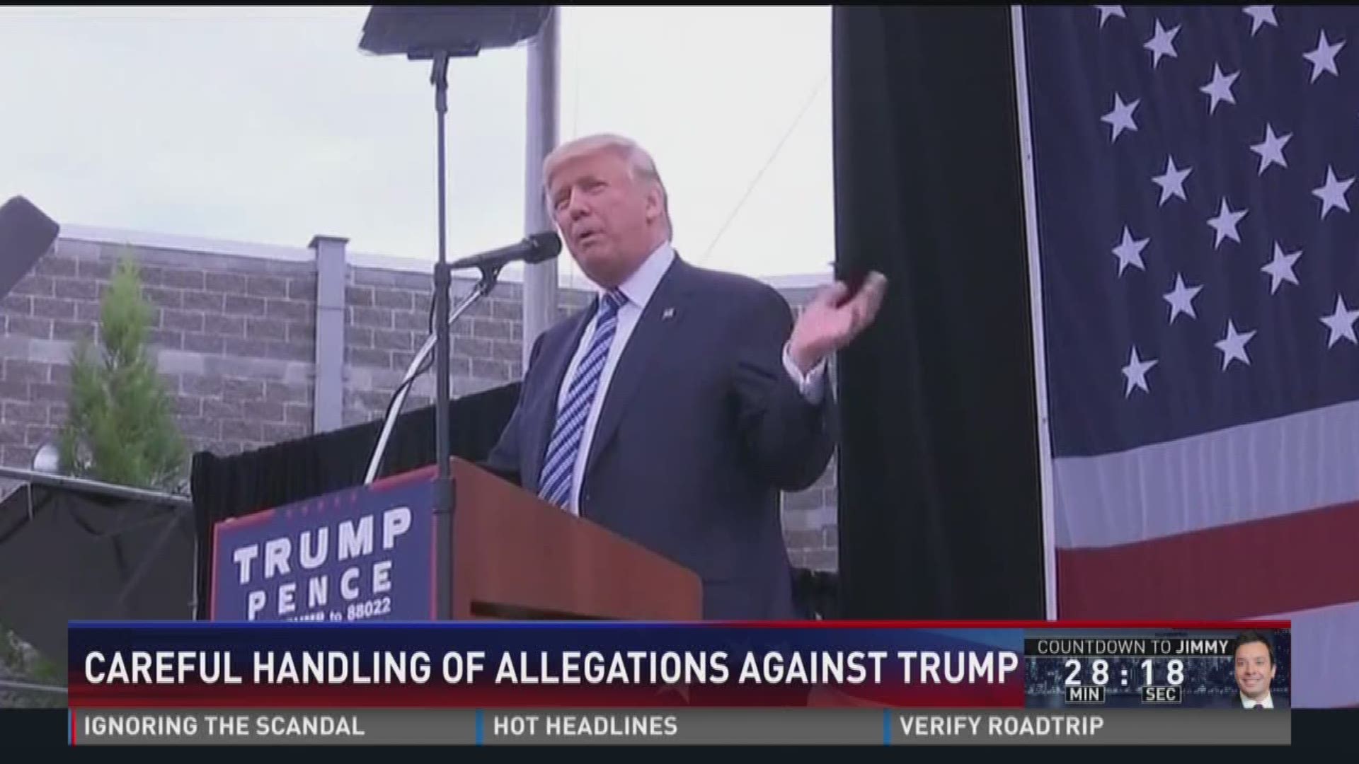 Careful handling of allegations against Trump