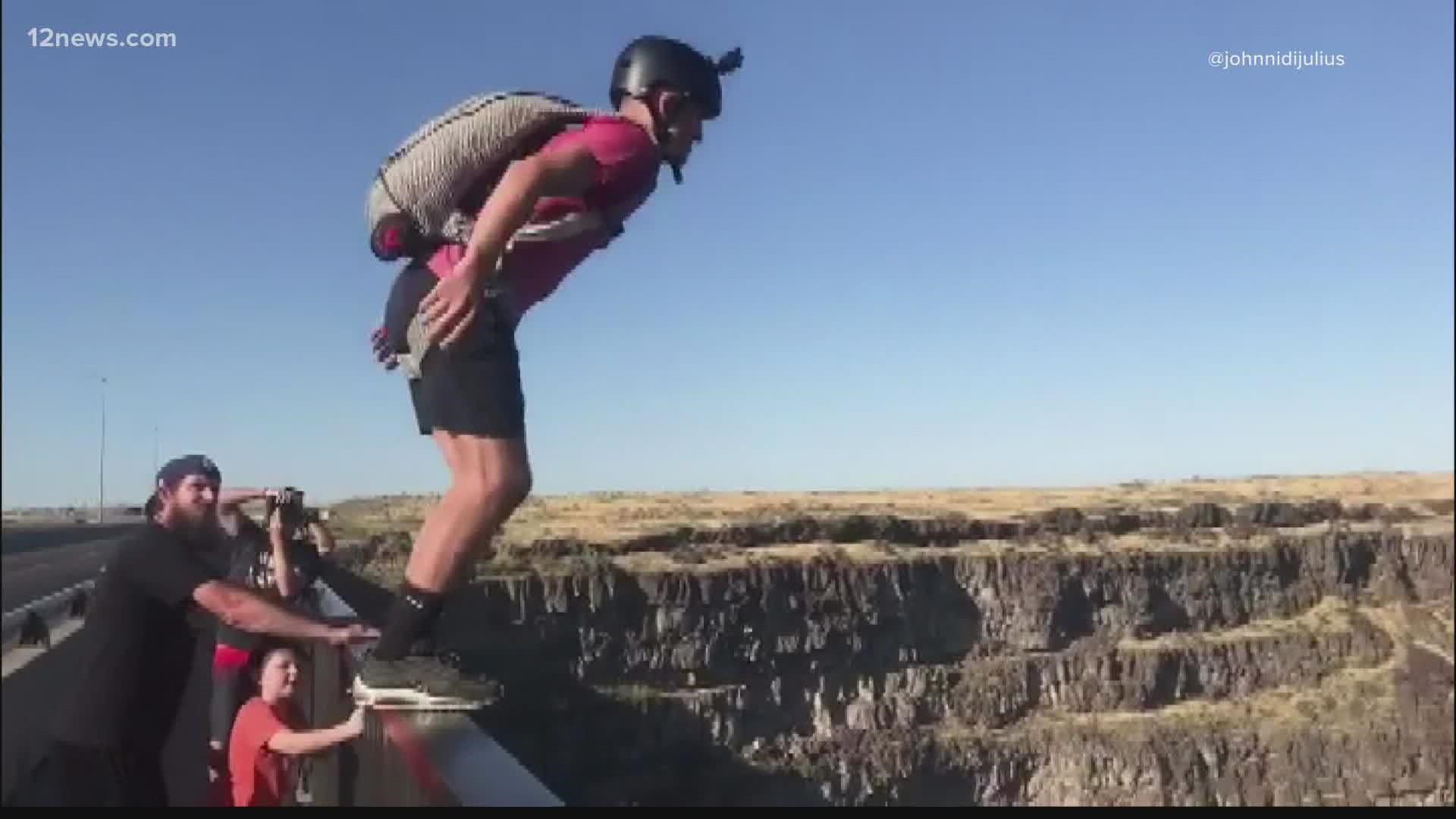 What is BASE ﻿Jumping?