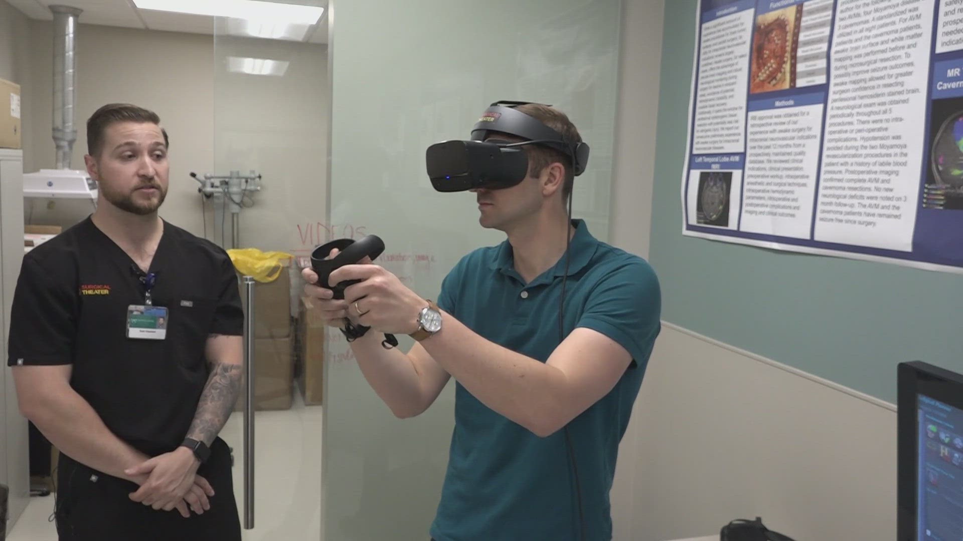 12News got a hands-on experience with the Mayo Clinic's augmented reality technology, which is used by doctors for complex medical procedures.