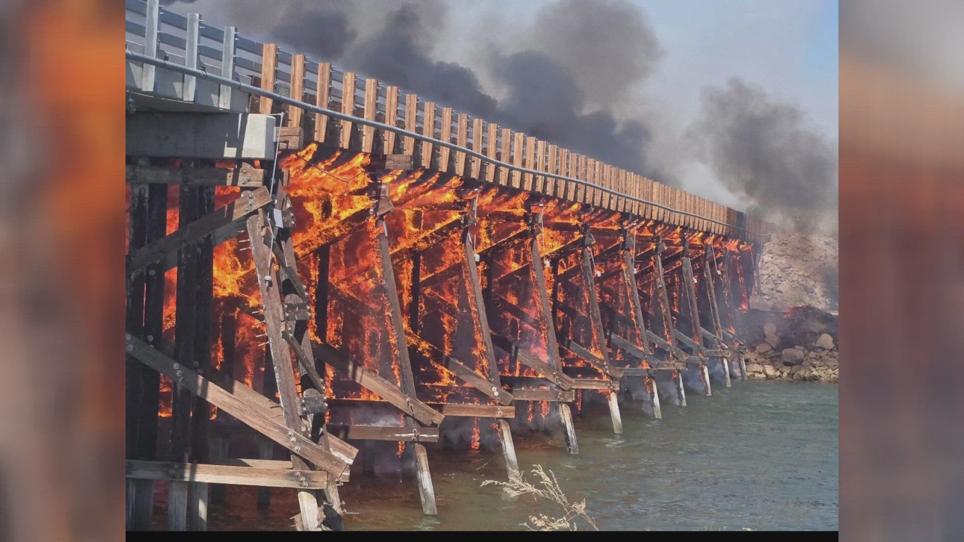 The bridge had served as a critical crossing point over the Colorado River for emergency services, according to the governor's declaration. 