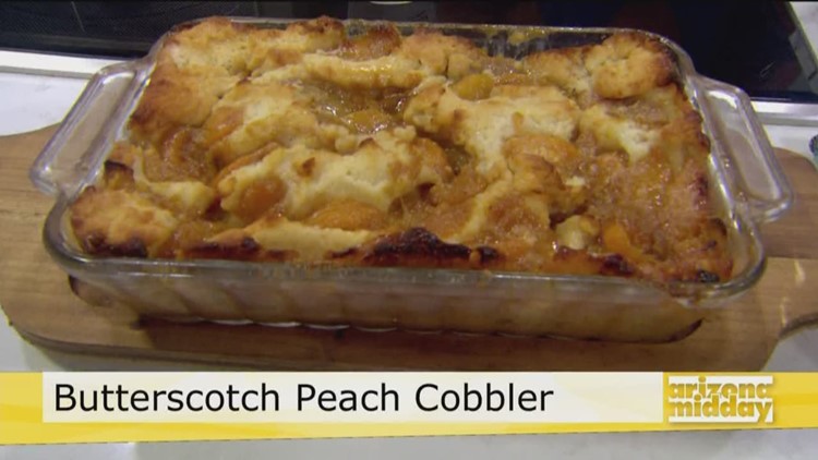 Jan's Butterscotch Peach Cobbler