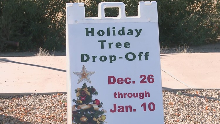 Free tree drop-off sites across the Valley