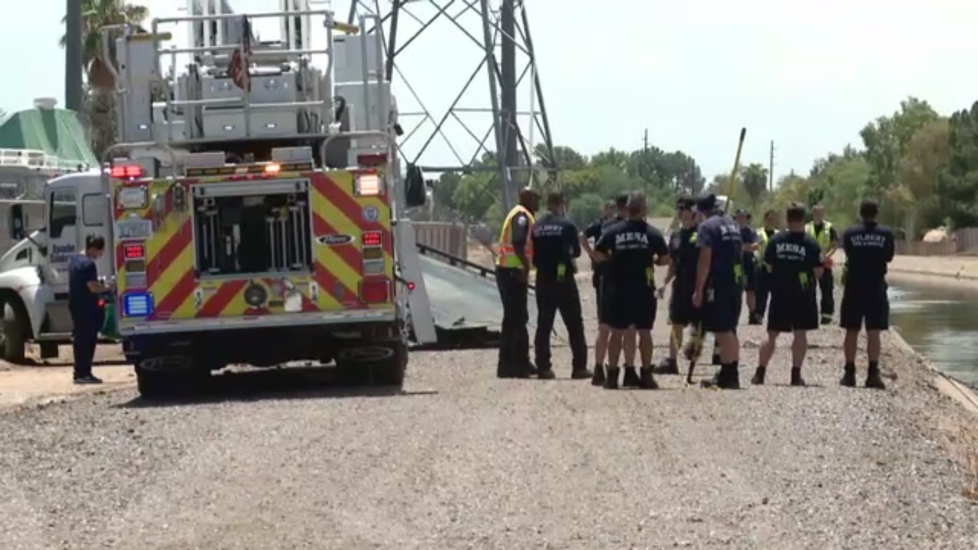 Mesa Fire department rescued a driver who lost control of his vehicle and ended up in the Mesa canal near Broadway Road and Val Vista Drive.