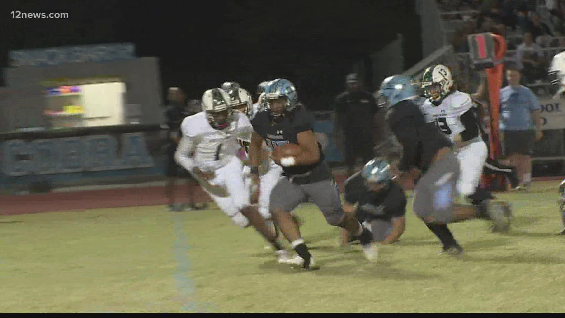 Cactus defeats Greenway in week 7 of high school football.