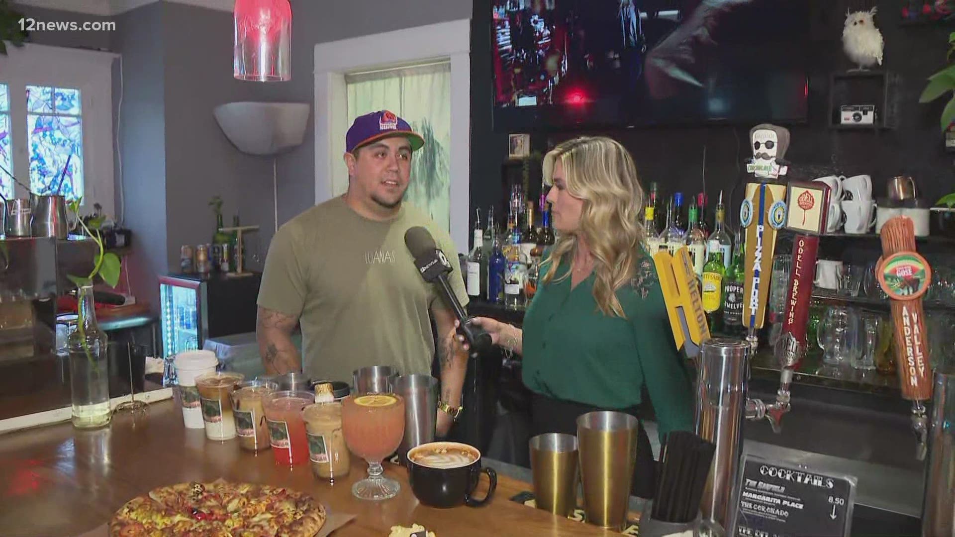 Start your day off right with some Phoenix Suns inspired drinks from Luana's Coffee and Beer. Rachel Cole has the story.