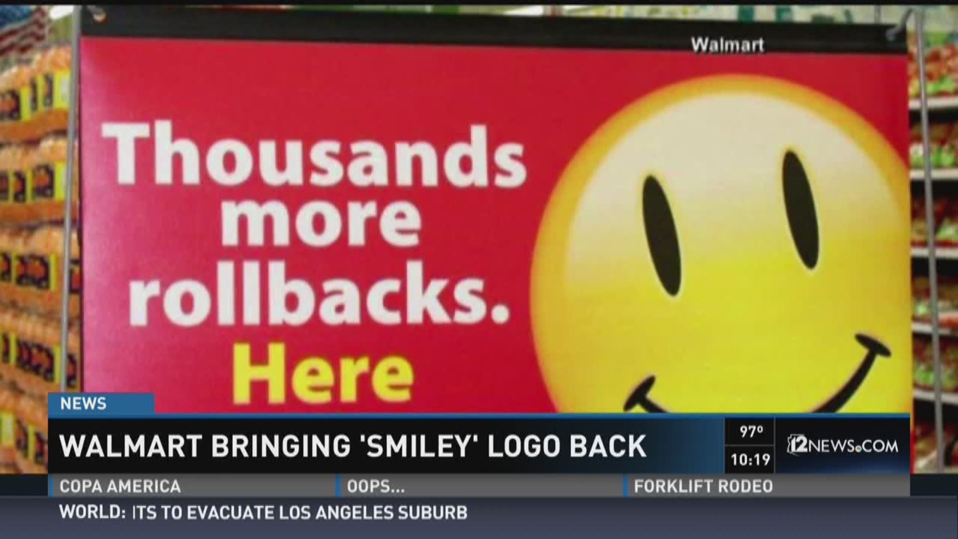 Walmart bringing back 'smiley' logo