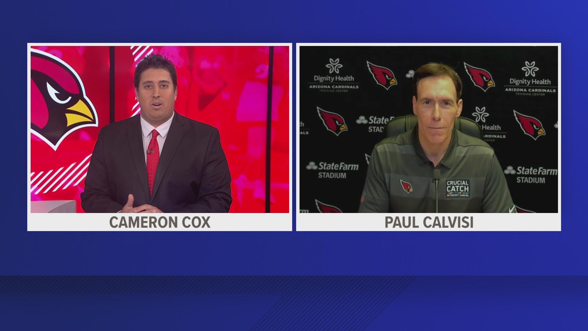 12Sports' Cameron Cox sits down with Arizona Cardinals team reporter Kliff Kingsbury to talk about the start of the Cardinals' offseason and what could be coming