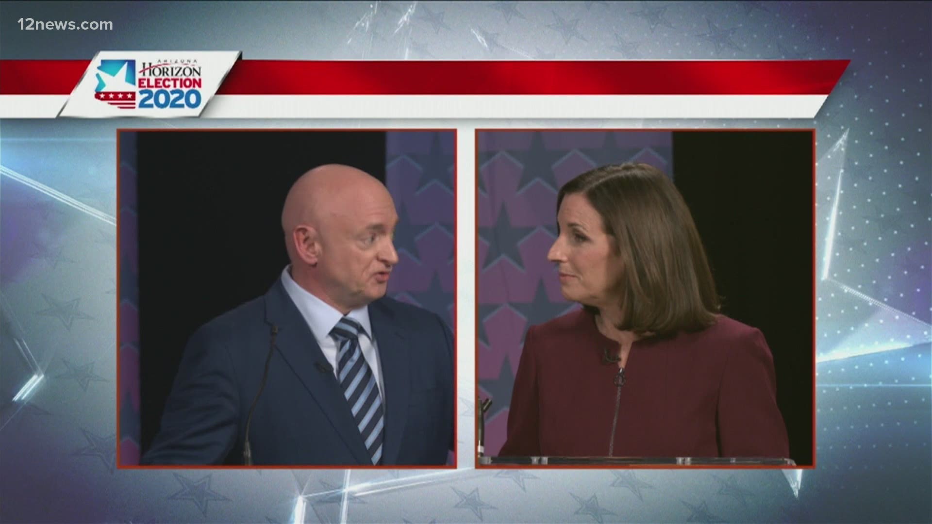 Republican Sen. Martha McSally and Democratic challenger Mark Kelly met in what's likely to be the only debate of the race between the two combat veterans.