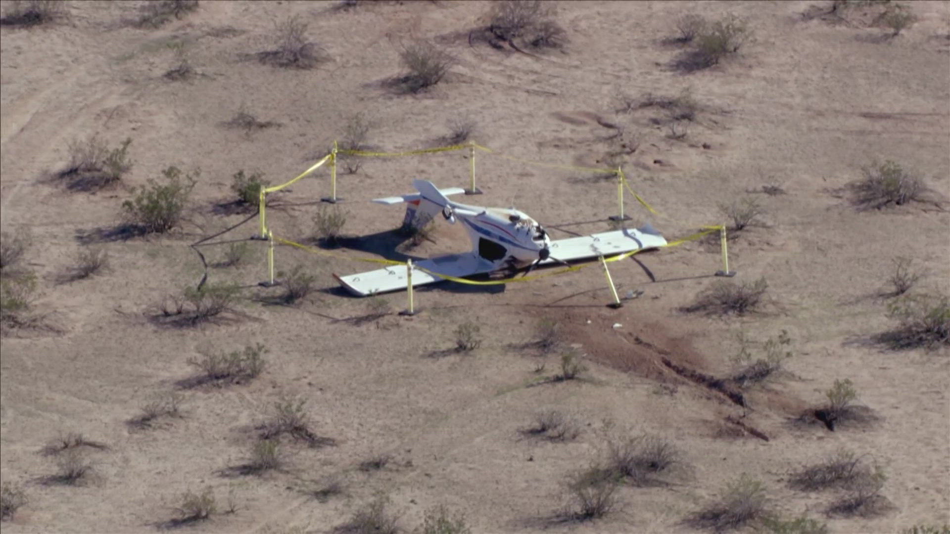 A small plane crashed in Casa Grande after it experienced engine failure. Sky12 was over the scene.