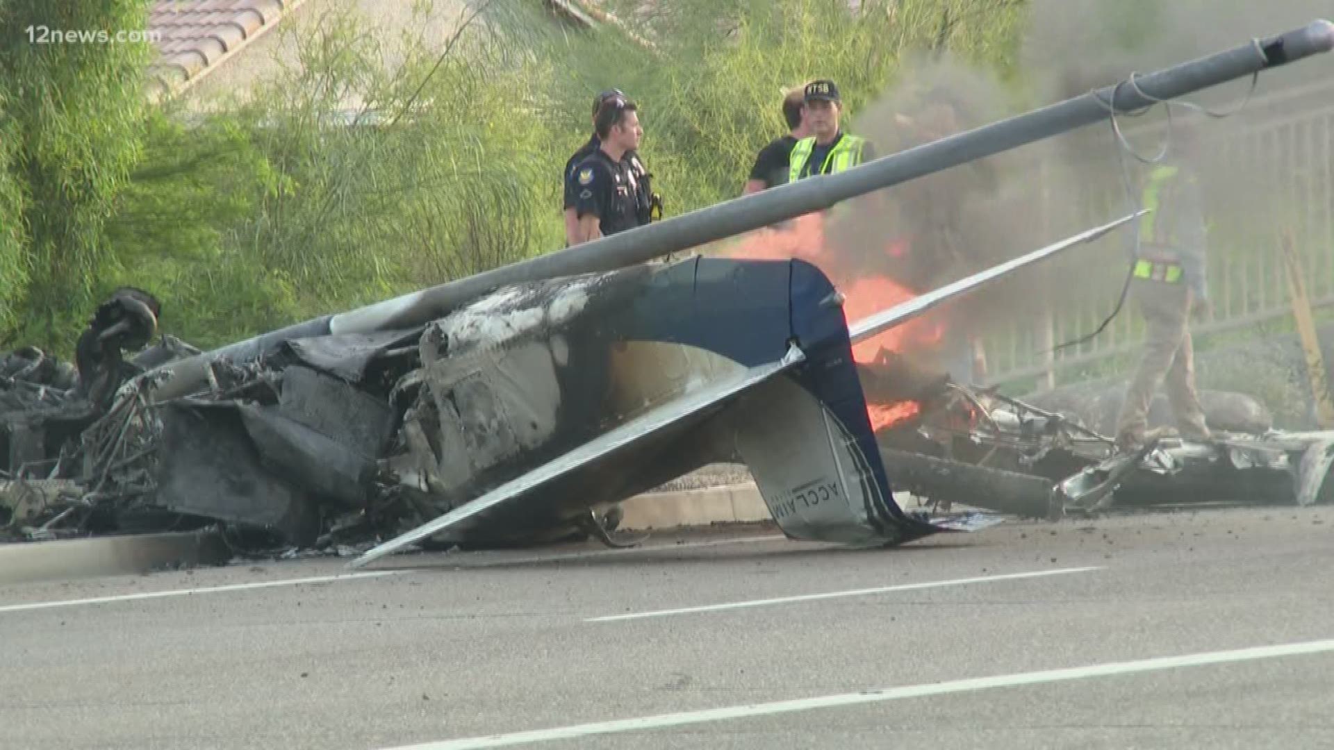 The man who helped save a pilot from a burning plane that crashed into the street at 31st Avenue and Deer Valley Road speaks about the split-second decision to save the man from the burning wreckage.