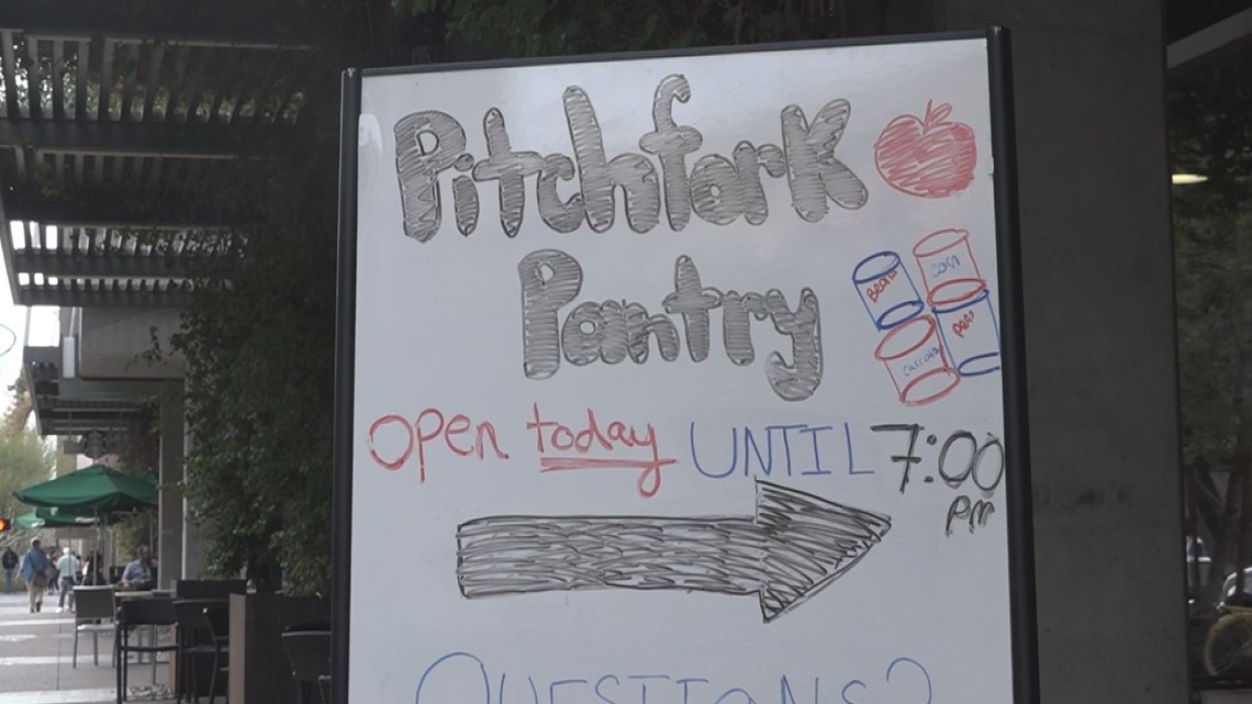ASU's studentrun food bank, Pitchfork Pantry, working to combat