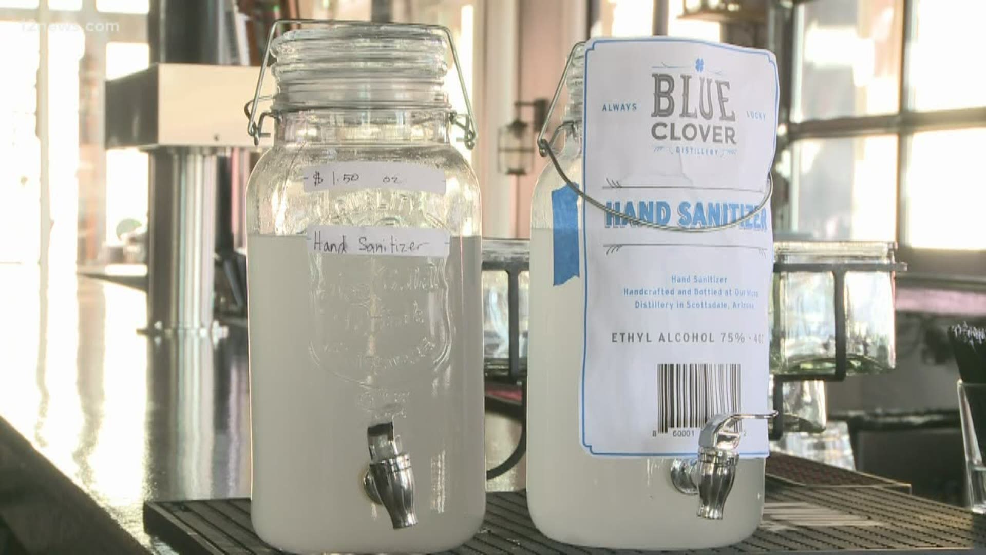 A local distillery is adapting to these unprecedented times by switching their business up. They are making their own hand sanitizer that you can buy by the ounce.